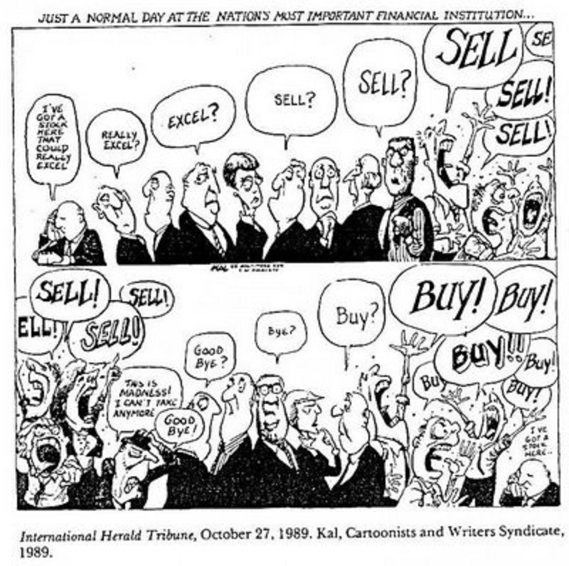 Ein ganz normaler Tag an der Börse! (International Herald Tribune) - größer