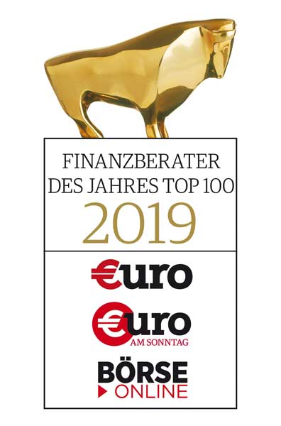 Auszeichnung Finanzberater des Jahres TOP 50 2019