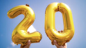 20 Jahre Ballons